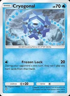 Cryogonal card in English