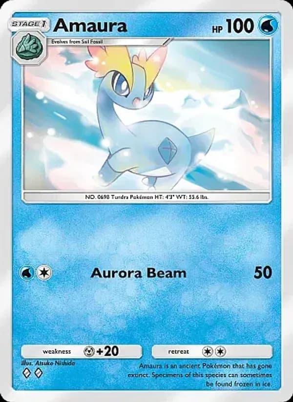 Amaura card in English