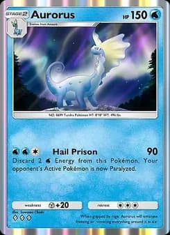 Aurorus card in English