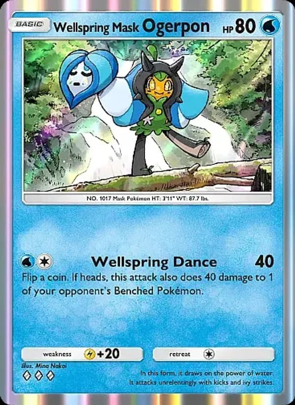 Wellspring Mask Ogerpon card in English