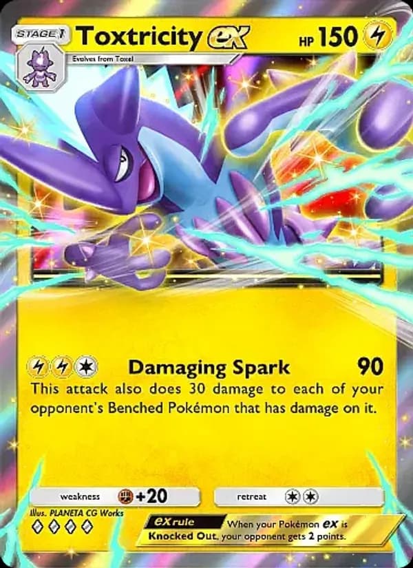 Toxtricity ex card in English