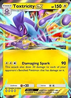Toxtricity ex card in English