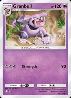 Granbull card in English