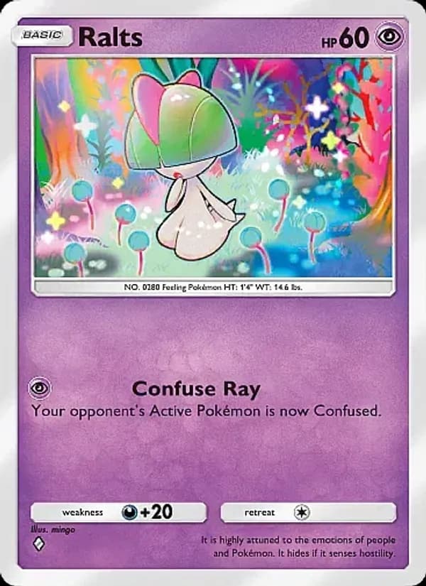 Ralts card in English