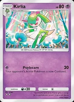 Kirlia card in English