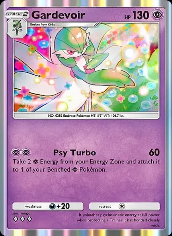 Gardevoir card in English