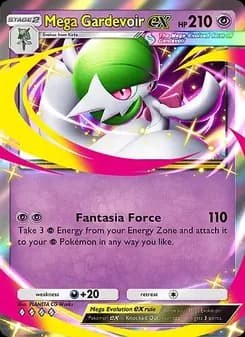 Mega Gardevoir ex card in English