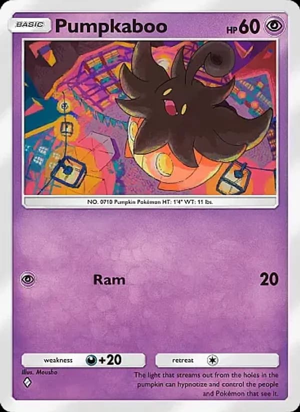 Pumpkaboo card in English