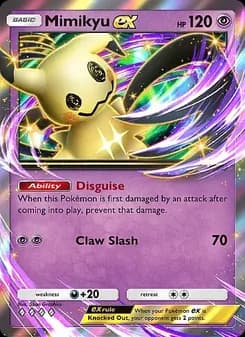 Mimikyu ex card in English