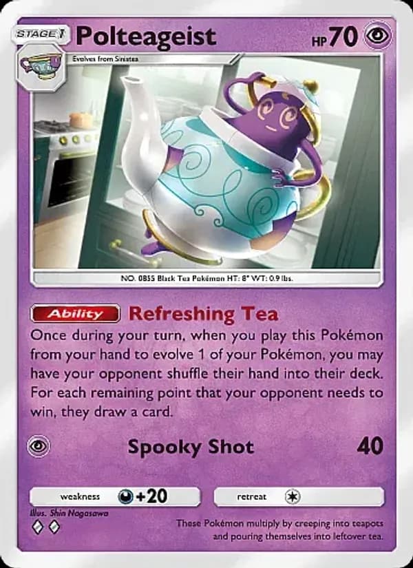 Polteageist card in English