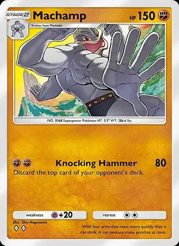 Machamp card in English