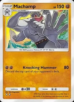 Machamp card in English