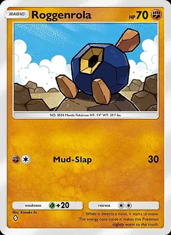 Roggenrola card in English