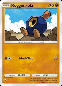 Roggenrola card in English