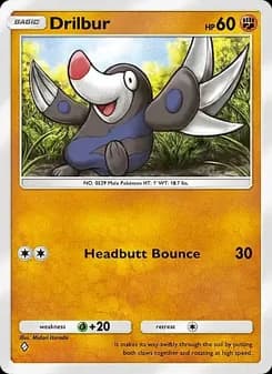 Drilbur card in English