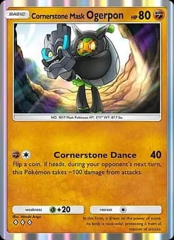 Cornerstone Mask Ogerpon card in English