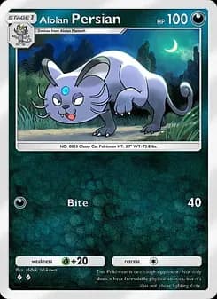 Alolan Persian card in English