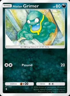 Alolan Grimer card in English