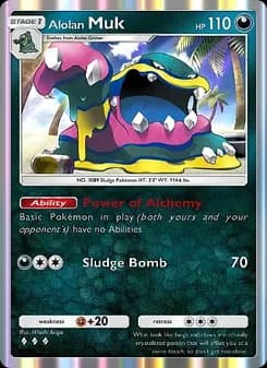 Alolan Muk card in English