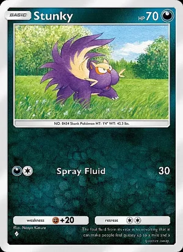 Stunky card in English