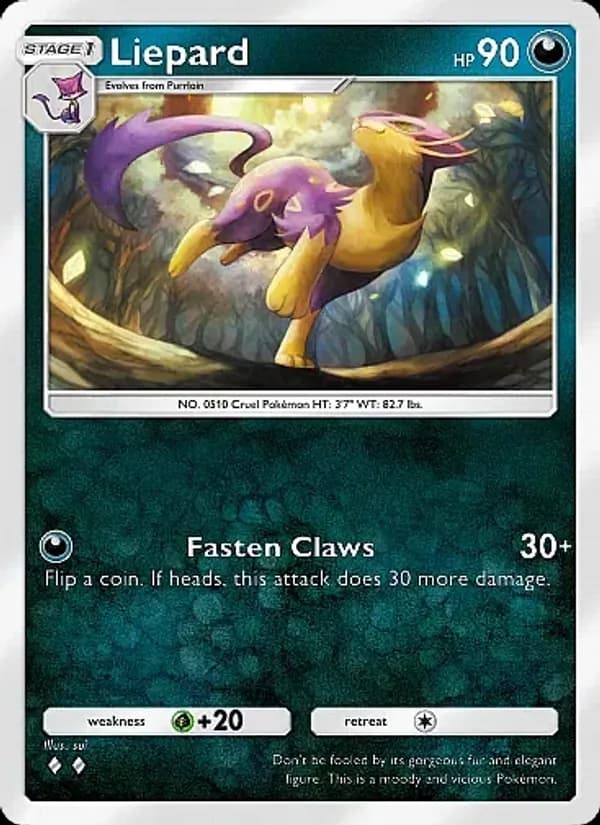 Liepard card in English