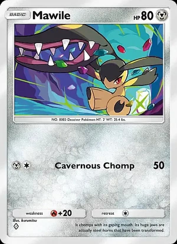 Mawile card in English