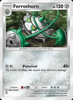 Ferrothorn card in English