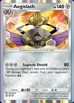 Aegislash card in English