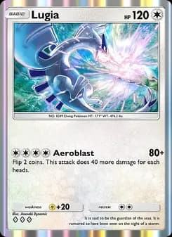 Lugia card in English