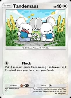 Tandemaus card in English