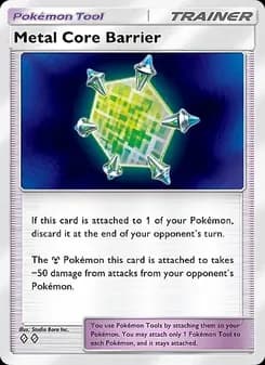Metal Core Barrier card in English