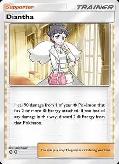Diantha card in English
