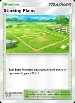 Starting Plains card in English