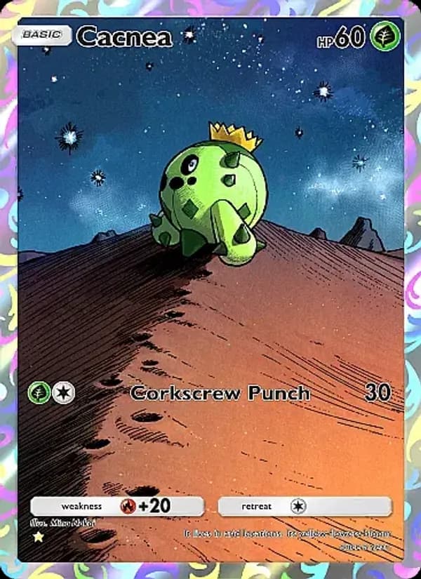 Cacnea card in English
