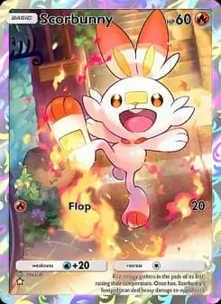 Scorbunny card in English