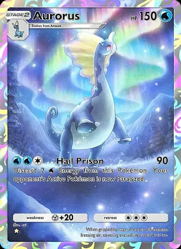 Aurorus card in English