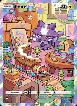 Toxel card in English