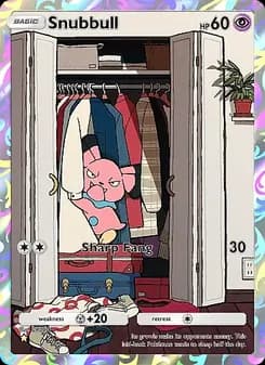 Snubbull card in English