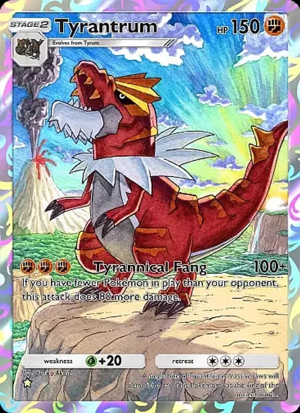 Tyrantrum card in English