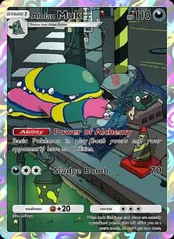 Alolan Muk card in English