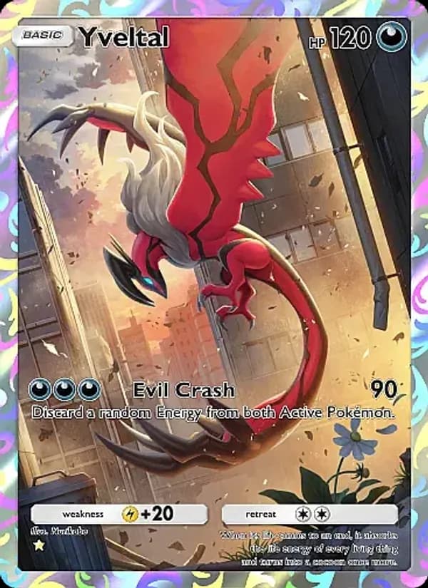 Yveltal card in English