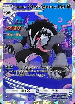Galarian Obstagoon card in English