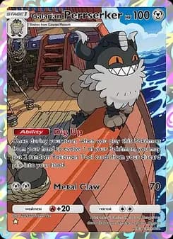 Galarian Perrserker card in English