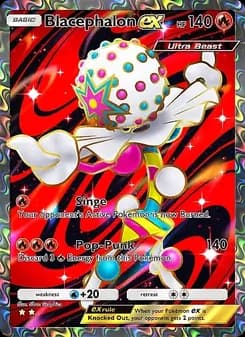 Blacephalon ex card in English