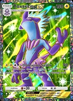 Toxtricity ex card in English
