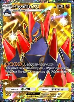Gigalith ex card in English