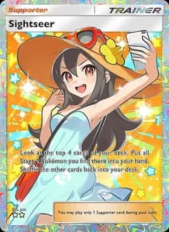 Sightseer card in English