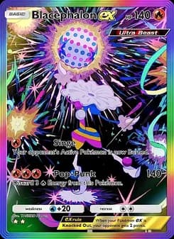 Blacephalon ex card in English