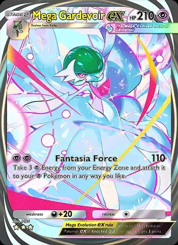 Mega Gardevoir ex card in English