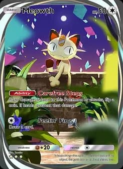 Meowth card in English